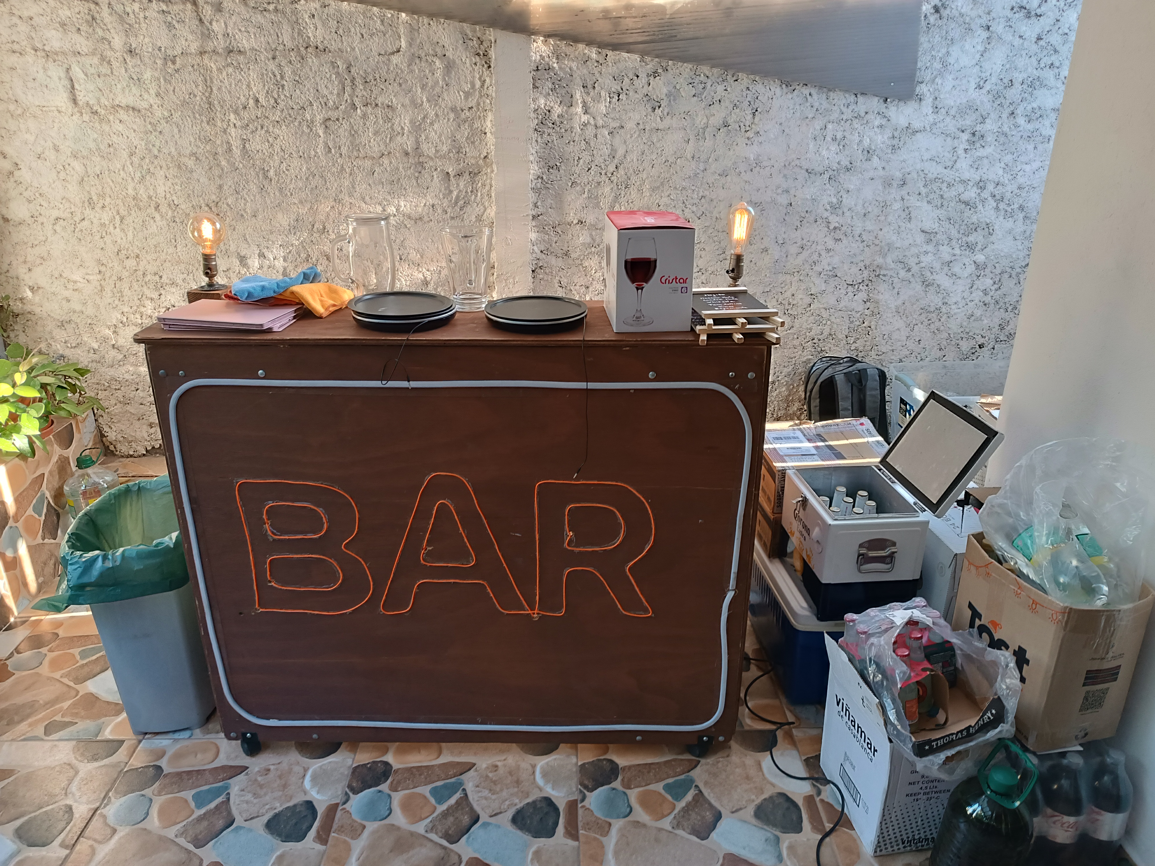Montaje pre-evento