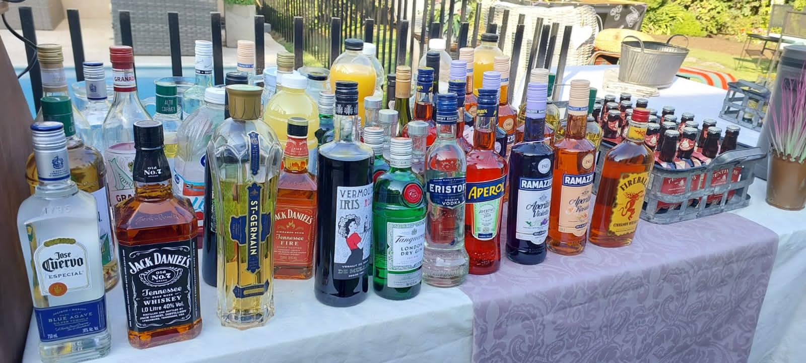 Botillería completa en matrimonio Santiago
