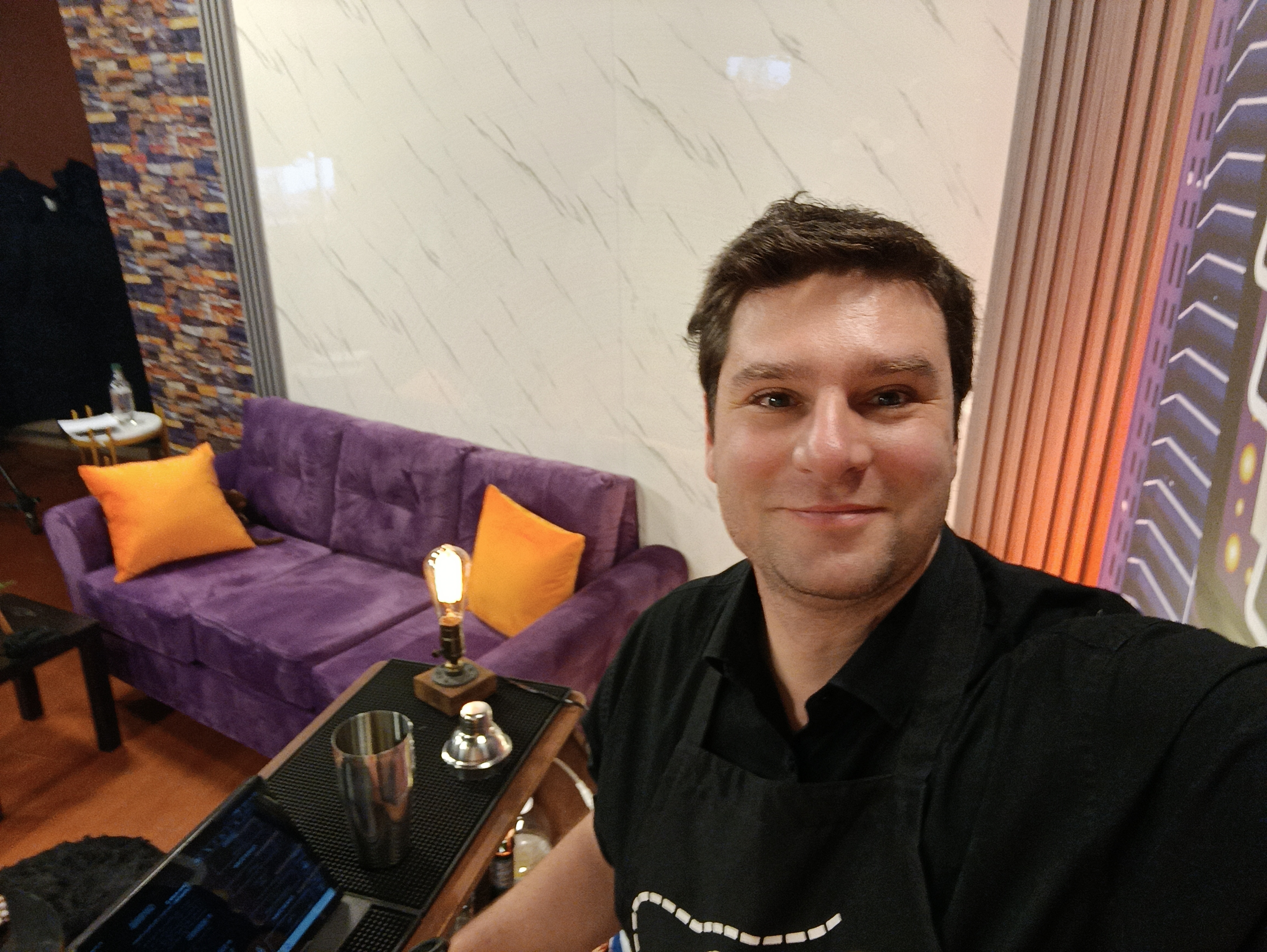 Bar móvil en productora de TV