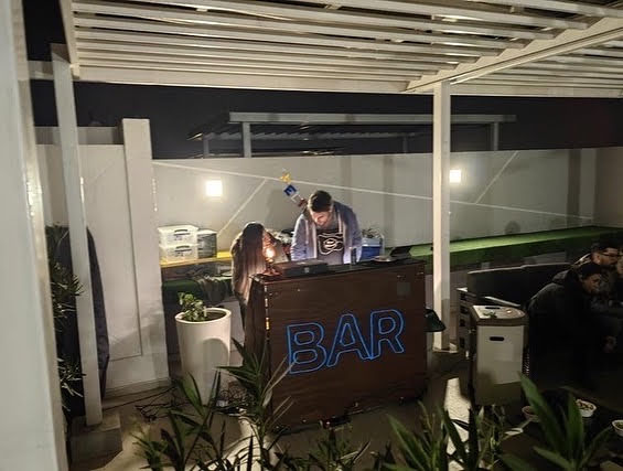 Bar montado · terraza